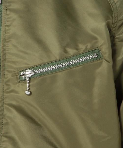 coen（コーエン）の「ナイロンツイルMA-1（MA-1・メンズ・ブラック/オリーブ・SMALL/MEDIUM/X-LARGE/LARGE）」の13枚目の写真