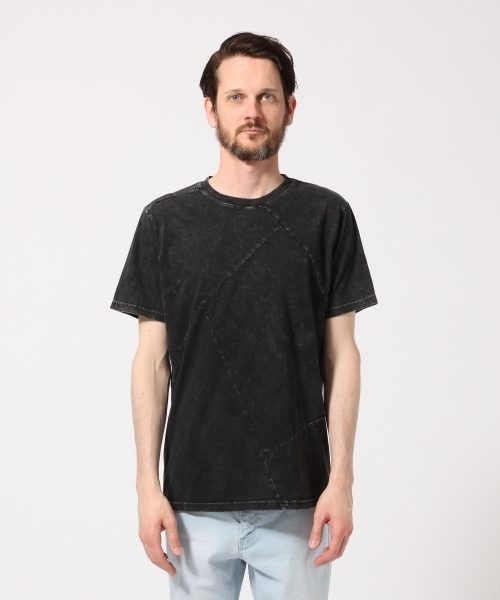 HARE（ハレ）の「オーバーダイキリカエカットソー(HARE)（Tシャツ/カットソー・メンズ・グレー/ブラック/ベージュ・MEDIUM/SMALL/LARGE）」の5枚目の写真