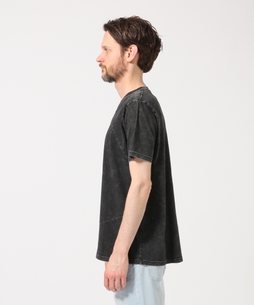 HARE（ハレ）の「オーバーダイキリカエカットソー(HARE)（Tシャツ/カットソー・メンズ・グレー/ブラック/ベージュ・MEDIUM/SMALL/LARGE）」の6枚目の写真