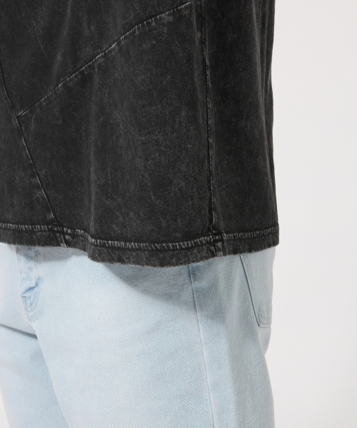 HARE（ハレ）の「オーバーダイキリカエカットソー(HARE)（Tシャツ/カットソー・メンズ・グレー/ブラック/ベージュ・MEDIUM/SMALL/LARGE）」の10枚目の写真