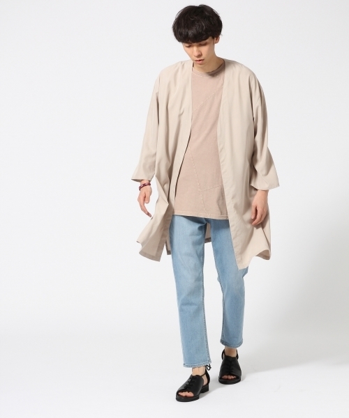 HARE（ハレ）の「オーバーダイキリカエカットソー(HARE)（Tシャツ/カットソー・メンズ・グレー/ブラック/ベージュ・MEDIUM/SMALL/LARGE）」の15枚目の写真