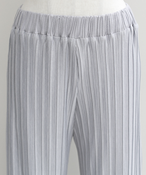 REAL CUBE（リアルキューブ）の「REAL CUBE リッチプリーツワイドパンツ（その他パンツ・レディース・モカ/ネイビー/グレー/チャコールグレー/カーキ/ライトブルー・38/40）」の12枚目の写真