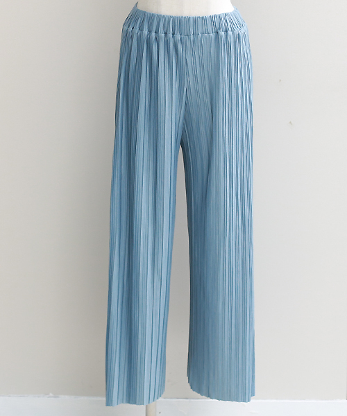 REAL CUBE（リアルキューブ）の「REAL CUBE リッチプリーツワイドパンツ（その他パンツ・レディース・モカ/ネイビー/グレー/チャコールグレー/カーキ/ライトブルー・38/40）」の18枚目の写真