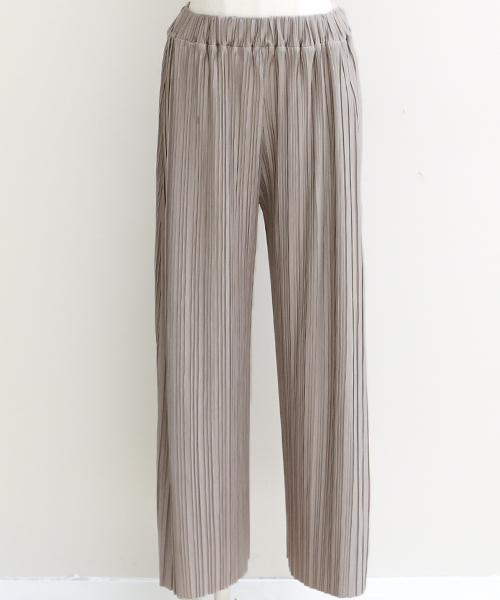 REAL CUBE（リアルキューブ）の「REAL CUBE リッチプリーツワイドパンツ（その他パンツ・レディース・モカ/ネイビー/グレー/チャコールグレー/カーキ/ライトブルー・38/40）」の8枚目の写真