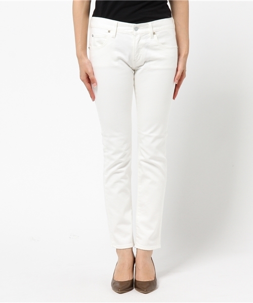 HYSTERIC GLAMOUR(ヒステリックグラマー)の「Sデニム九分丈 ガールフレンドパンツ(デニムパンツ・レディース・ホワイト/ブラック・24inch/25inch/26inch/27inch/28inch)」の10枚目の写真