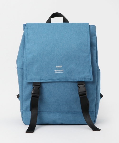 anello（アネロ）の「【anello】高密度杢調ポリエステル リュック（バックパック/リュック・レディース・グリーン/ピンク/ネイビー/グレー/ライトブラウン/ブラック/ブルー/パープル/その他1/ピンク系その他/トリコロール/グレー×ピンク/イエロー系/ブラック×グレー・FREE）」の8枚目の写真