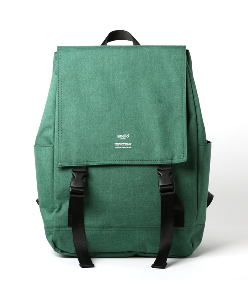 anello（アネロ）の「【anello】高密度杢調ポリエステル リュック（バックパック/リュック・レディース・グリーン/ピンク/ネイビー/グレー/ライトブラウン/ブラック/ブルー/パープル/その他1/ピンク系その他/トリコロール/グレー×ピンク/イエロー系/ブラック×グレー・FREE）」の6枚目の写真