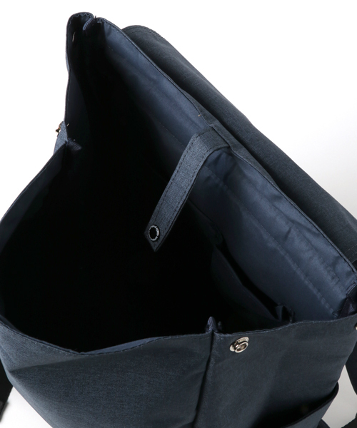 anello（アネロ）の「【anello】高密度杢調ポリエステル リュック（バックパック/リュック・レディース・グリーン/ピンク/ネイビー/グレー/ライトブラウン/ブラック/ブルー/パープル/その他1/ピンク系その他/トリコロール/グレー×ピンク/イエロー系/ブラック×グレー・FREE）」の17枚目の写真