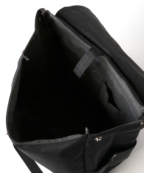 anello（アネロ）の「【anello】高密度杢調ポリエステル リュック（バックパック/リュック・レディース・グリーン/ピンク/ネイビー/グレー/ライトブラウン/ブラック/ブルー/パープル/その他1/ピンク系その他/トリコロール/グレー×ピンク/イエロー系/ブラック×グレー・FREE）」の19枚目の写真