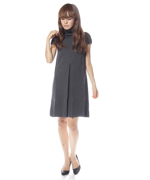 Demi Luxe Beams デミルクス ビームス の Roberto Collina ミラノリブタートル 半袖ワンピース ワンピース Wear