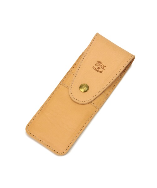 IL BISONTE（イルビゾンテ）の「IL BISONTE / ORIGINAL LEATHER / ペンケース（ステーショナリー・レディース・ブラック/オリーブ/ホワイト/ダークブラウン/レンガ/オレンジ/ライトブラウン/ナチュラル/グリーン/ネイビー/グレー/レッド・FREE）」の6枚目の写真