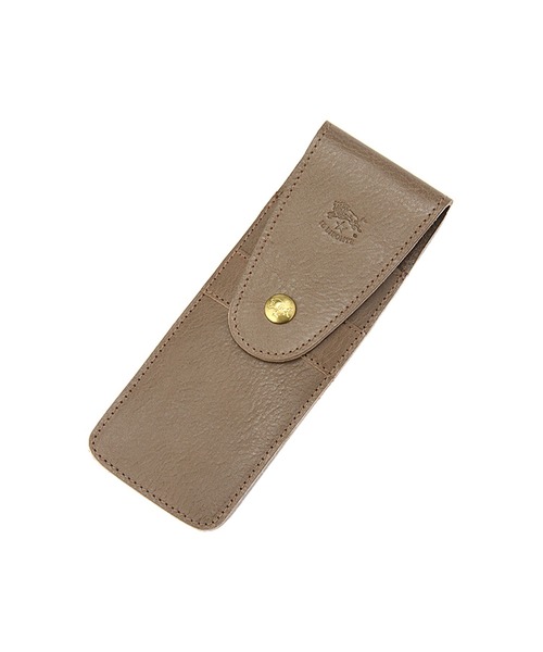 IL BISONTE（イルビゾンテ）の「IL BISONTE / ORIGINAL LEATHER / ペンケース（ステーショナリー・レディース・ブラック/オリーブ/ホワイト/ダークブラウン/レンガ/オレンジ/ライトブラウン/ナチュラル/グリーン/ネイビー/グレー/レッド・FREE）」の4枚目の写真