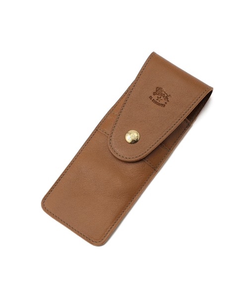 IL BISONTE（イルビゾンテ）の「IL BISONTE / ORIGINAL LEATHER / ペンケース（ステーショナリー・レディース・ブラック/オリーブ/ホワイト/ダークブラウン/レンガ/オレンジ/ライトブラウン/ナチュラル/グリーン/ネイビー/グレー/レッド・FREE）」の7枚目の写真
