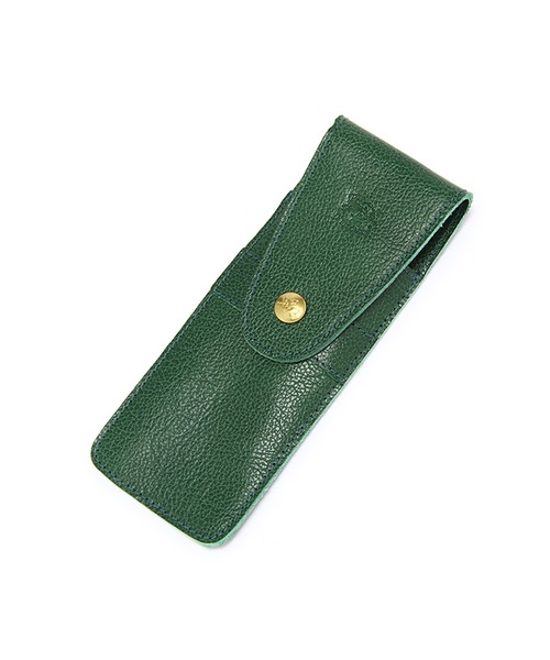 IL BISONTE（イルビゾンテ）の「IL BISONTE / ORIGINAL LEATHER / ペンケース（ステーショナリー・レディース・ブラック/オリーブ/ホワイト/ダークブラウン/レンガ/オレンジ/ライトブラウン/ナチュラル/グリーン/ネイビー/グレー/レッド・FREE）」の8枚目の写真