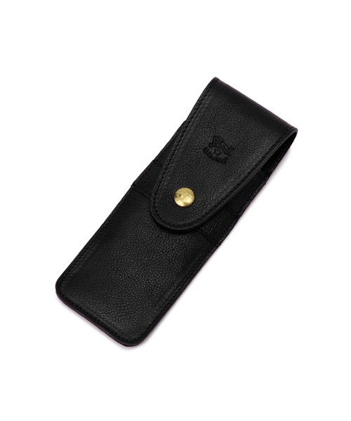 IL BISONTE（イルビゾンテ）の「IL BISONTE / ORIGINAL LEATHER / ペンケース（ステーショナリー・レディース・ブラック/オリーブ/ホワイト/ダークブラウン/レンガ/オレンジ/ライトブラウン/ナチュラル/グリーン/ネイビー/グレー/レッド・FREE）」の3枚目の写真