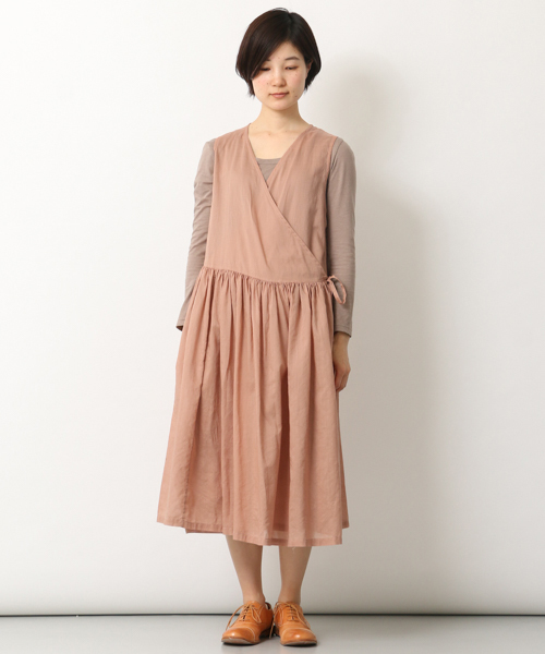 かぐれ（カグレ）の「かぐれ 草木染めのノースリーブドレス