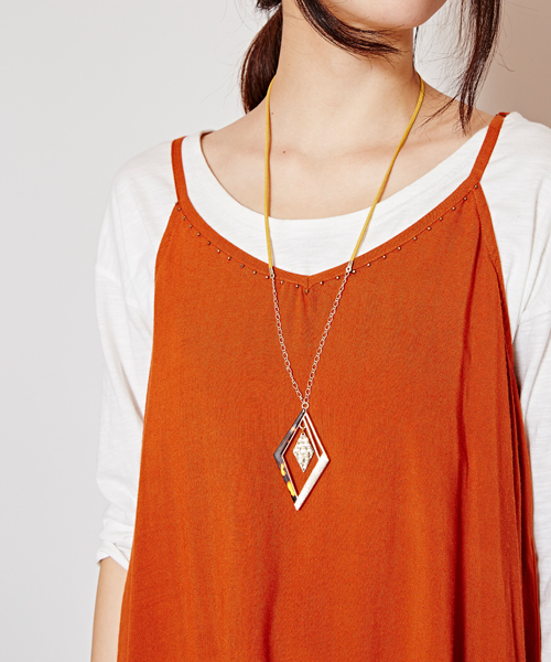 チャイハネ（チャイハネ）の「【チャイハネ】yul ソレイユキャミソール（キャミソール・レディース・ブルー/ターコイズブルー/オフホワイト/ブラック/キャメル・FREE）」の18枚目の写真