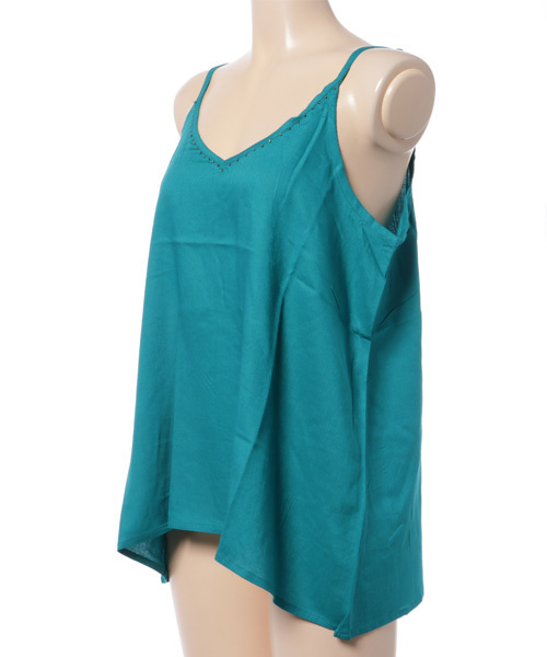 チャイハネ（チャイハネ）の「【チャイハネ】yul ソレイユキャミソール（キャミソール・レディース・ブルー/ターコイズブルー/オフホワイト/ブラック/キャメル・FREE）」の21枚目の写真