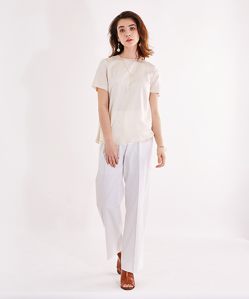 UNITED TOKYO（ユナイテッドトウキョウ）の「シェルドライダブルパンツ（スラックス・レディース・ネイビー/ホワイト・1）」の13枚目の写真