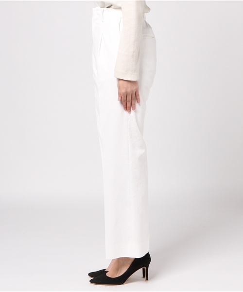 UNITED TOKYO（ユナイテッドトウキョウ）の「シェルドライダブルパンツ（スラックス・レディース・ネイビー/ホワイト・1）」の4枚目の写真