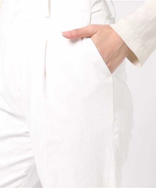 UNITED TOKYO（ユナイテッドトウキョウ）の「シェルドライダブルパンツ（スラックス・レディース・ネイビー/ホワイト・1）」の8枚目の写真