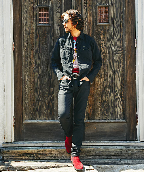 HYSTERIC GLAMOUR（ヒステリックグラマー）の「DR．HYS プリント Tシャツ（Tシャツ/カットソー・メンズ・レッド/グリーン/ブラック/ネイビー/ホワイト・MEDIUM/X-SMALL/SMALL/LARGE）」の6枚目の写真