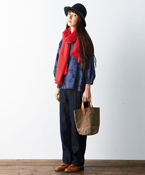 Sunny clouds（サニークラウズ）の「サニークラウズ　ブカジーンズ＜レディース＞（デニムパンツ・レディース・ダークインディゴブルー・61/70/58/73/67/64）」の9枚目の写真