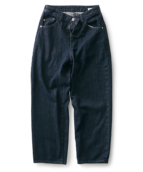 Sunny clouds（サニークラウズ）の「サニークラウズ　ブカジーンズ＜レディース＞（デニムパンツ・レディース・ダークインディゴブルー・61/70/58/73/67/64）」の11枚目の写真