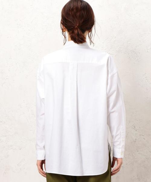 GYMPHLEX（ジムフレックス）の「[ジムフレックス]Gymphlex CB ボタンダウン ワイドシャツ ホワイト ◆（シャツ/ブラウス・レディース・ホワイト・FREE）」の7枚目の写真