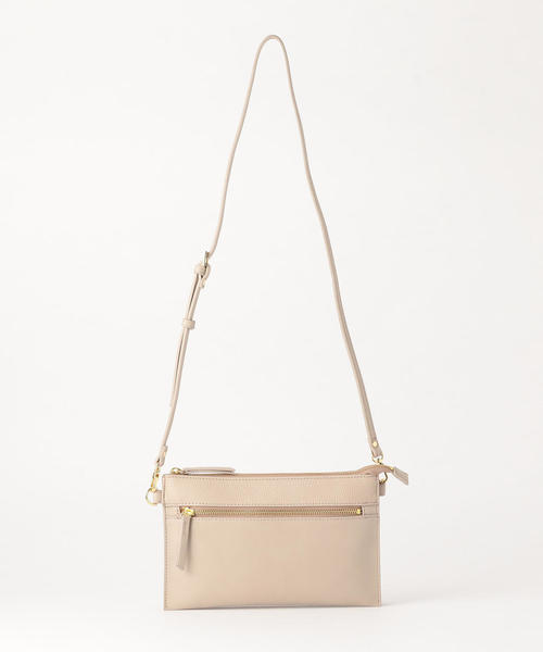 BEAUTY&YOUTH UNITED ARROWS（ビューティーアンドユースユナイテッドアローズ）の「BY∴ フェイクレザージップサコッシュ（ショルダーバッグ・レディース・ブラック/ブラウン/モカ・FREE）」の3枚目の写真
