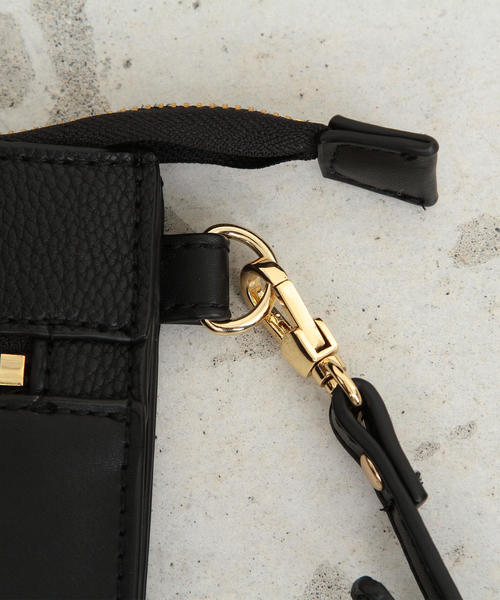 BEAUTY&YOUTH UNITED ARROWS（ビューティーアンドユースユナイテッドアローズ）の「BY∴ フェイクレザージップサコッシュ（ショルダーバッグ・レディース・ブラック/ブラウン/モカ・FREE）」の12枚目の写真