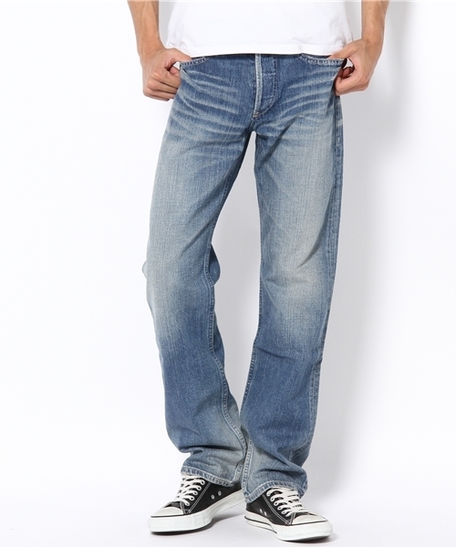 BEAUTY&YOUTH UNITED ARROWS(ビューティーアンドユースユナイテッドアローズ)の「BY シェービングデニム 5ポケット-レギュラー◆(デニムパンツ・メンズ・ネイビー・29inch/30inch/31inch/32inch/34inch)」の1枚目の写真