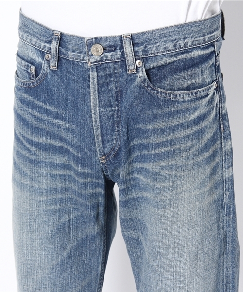 BEAUTY&YOUTH UNITED ARROWS(ビューティーアンドユースユナイテッドアローズ)の「BY シェービングデニム 5ポケット-レギュラー◆(デニムパンツ・メンズ・ネイビー・29inch/30inch/31inch/32inch/34inch)」の4枚目の写真