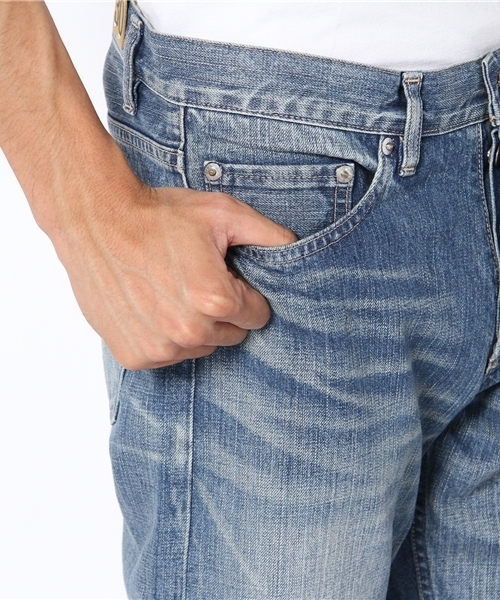 BEAUTY&YOUTH UNITED ARROWS(ビューティーアンドユースユナイテッドアローズ)の「BY シェービングデニム 5ポケット-レギュラー◆(デニムパンツ・メンズ・ネイビー・29inch/30inch/31inch/32inch/34inch)」の6枚目の写真