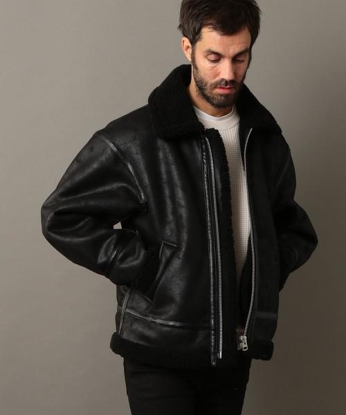 B&Y UNITED ARROWS フェイクボアムートンビッグ B-3ブルゾン BEAUTY&YOUTH UNITED ARROWS（ビューティーアンドユース