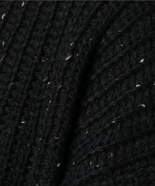 Lugnoncure（ルノンキュール）の「ネップＶネックプルオーバー（ニット/セーター・レディース・ブラック/ベージュ/ブラウン/グレー・MEDIUM）」の9枚目の写真