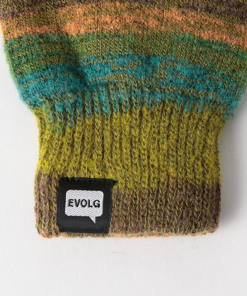EVOLG（エヴォログ）の「[エヴォログ] ▲SC EVOLG AZTECA グローブ / 手袋 ＜タッチパネル対応＞ ◆（手袋・メンズ・ダークブラウン/オレンジ/ダークグリーン・FREE）」の7枚目の写真