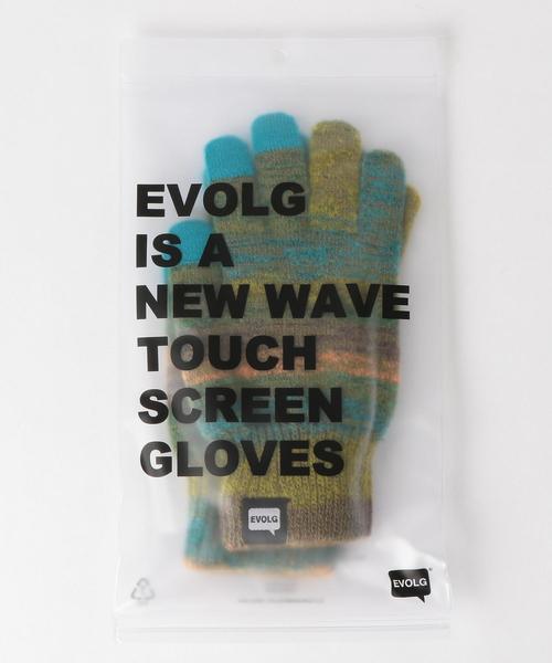 EVOLG（エヴォログ）の「[エヴォログ] ▲SC EVOLG AZTECA グローブ / 手袋 ＜タッチパネル対応＞ ◆（手袋・メンズ・ダークブラウン/オレンジ/ダークグリーン・FREE）」の8枚目の写真