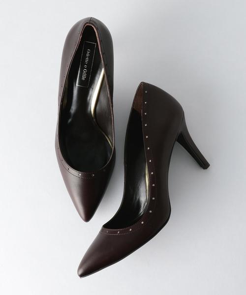 ODETTE E ODILE(オデットエオディール)の「OID スター パンプス85(パンプス・レディース・ダークブラウン/ネイビー/ベージュ・22cm/23.5cm/22.5cm/24cm/23cm/24.5cm)」の5枚目の写真