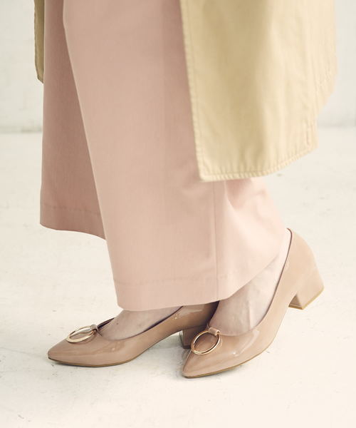 ORiental TRaffic（オリエンタルトラフィック）の「春夏★サークルモチーフパンプス★8123（パンプス・レディース・ネイビー/ピンク/グリーン・35/36/39/40/41/37/38/42/34）」の3枚目の写真