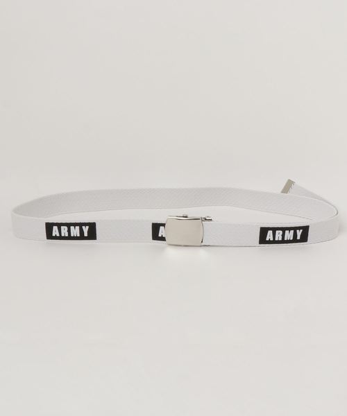 WEGO(ウィゴー)の「WEGO/BOXロゴガチャベルト(ベルト・メンズ・レッド/ホワイト/ブラック/ブルー/グリーン/パープル/ホワイト系その他・FREE)」の2枚目の写真