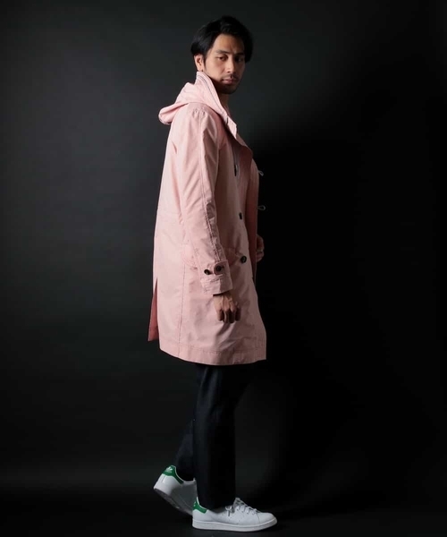 MICHEL KLEIN HOMME   （ミッシェルクランオム）の「フーデットコート DICROS（その他アウター・メンズ・ライトグレー/ミント・46/48/51/44/52）」の4枚目の写真