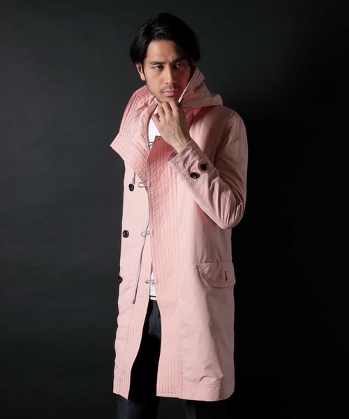 MICHEL KLEIN HOMME   （ミッシェルクランオム）の「フーデットコート DICROS（その他アウター・メンズ・ライトグレー/ミント・46/48/51/44/52）」の6枚目の写真