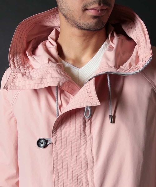 MICHEL KLEIN HOMME   （ミッシェルクランオム）の「フーデットコート DICROS（その他アウター・メンズ・ライトグレー/ミント・46/48/51/44/52）」の9枚目の写真