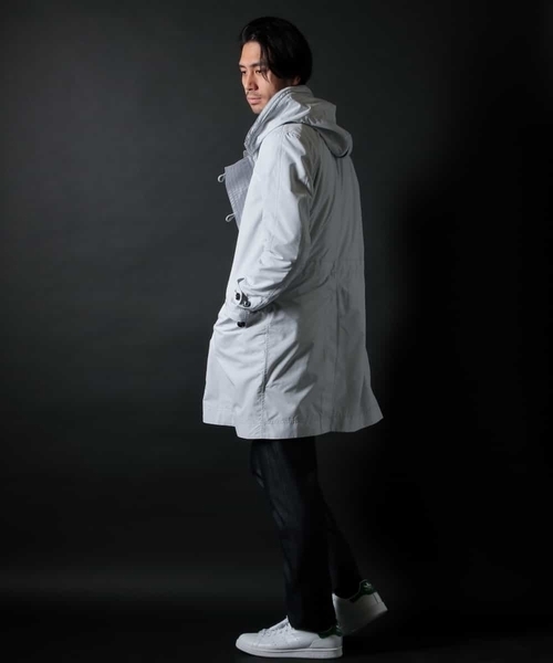MICHEL KLEIN HOMME   （ミッシェルクランオム）の「フーデットコート DICROS（その他アウター・メンズ・ライトグレー/ミント・46/48/51/44/52）」の21枚目の写真