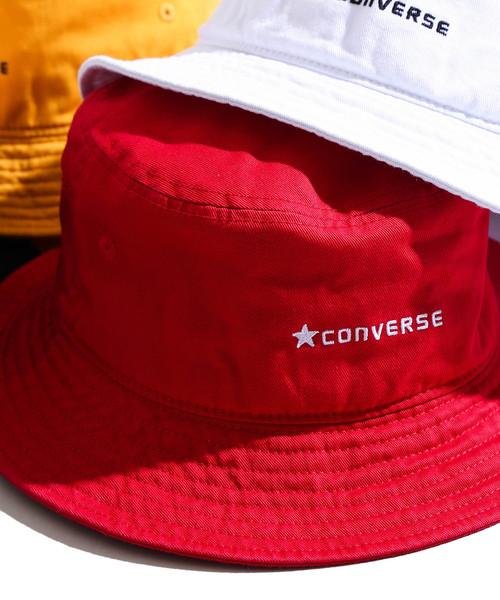 CONVERSE（コンバース）の「∴WEGO/CONVERSE別注バケットハット（ハット・メンズ・ホワイト/ブラック/レッド/ピンク/マスタード・FREE）」の5枚目の写真