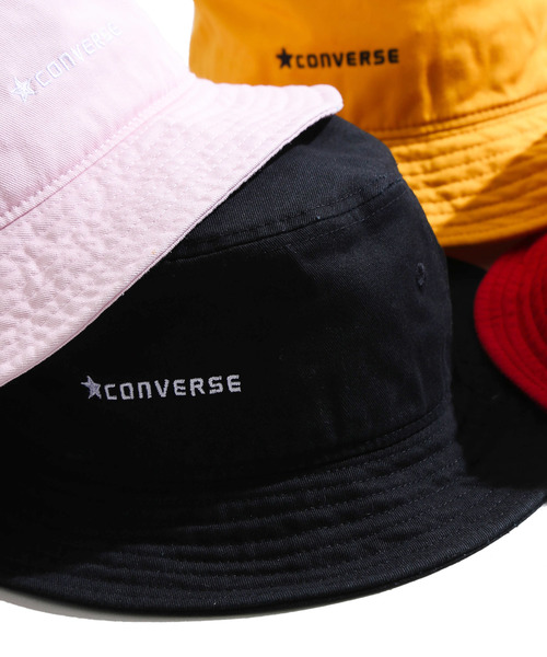 CONVERSE（コンバース）の「∴WEGO/CONVERSE別注バケットハット（ハット・メンズ・ホワイト/ブラック/レッド/ピンク/マスタード・FREE）」の3枚目の写真