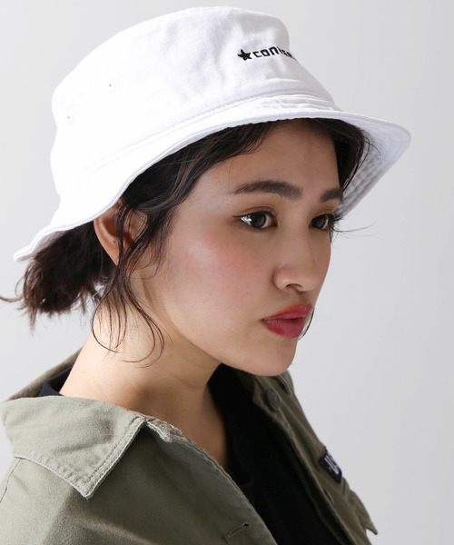 CONVERSE（コンバース）の「∴WEGO/CONVERSE別注バケットハット（ハット・メンズ・ホワイト/ブラック/レッド/ピンク/マスタード・FREE）」の8枚目の写真