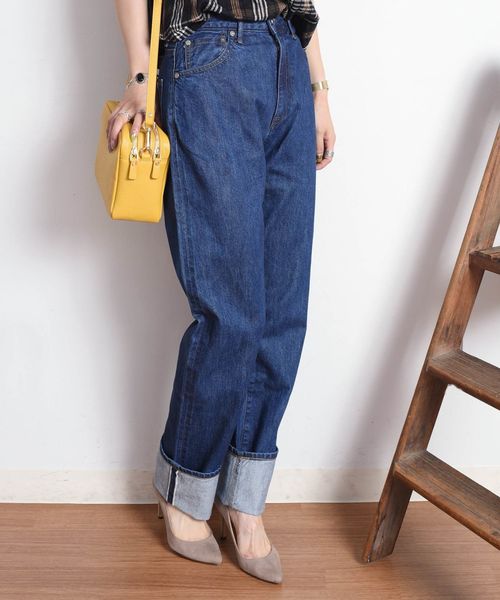 SHIPS(シップス)の「Urvin: ウォッシュデニム(デニムパンツ・レディース・ロイヤルブルー・SMALL/MEDIUM/LARGE)」の2枚目の写真