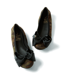 Ray BEAMS | SEPTEMBER MOON / リボン バレエシューズ(バレエシューズ)